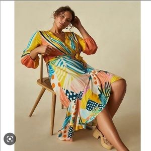 NWT Conditions Apply x Anthropologie A+ 1x Misty Maxi Dress